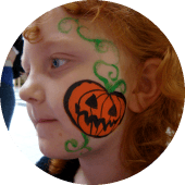 Halloween Pumpkin Facepainting Vancouver Face Painter for Events and Bdays Halloween Pumpkin Facepainting Vancouver Face Painter for Events and Bdays