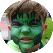 Hulk Face painting Vancouver Face painter for Birthday Parties Hulk Face painting Vancouver Face painter for Birthday Parties