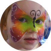 Rainbow Butterfly Face Painting Vancouver Face Painter for Hire Rainbow Butterfly Face Painting Vancouver Face Painter for Hire