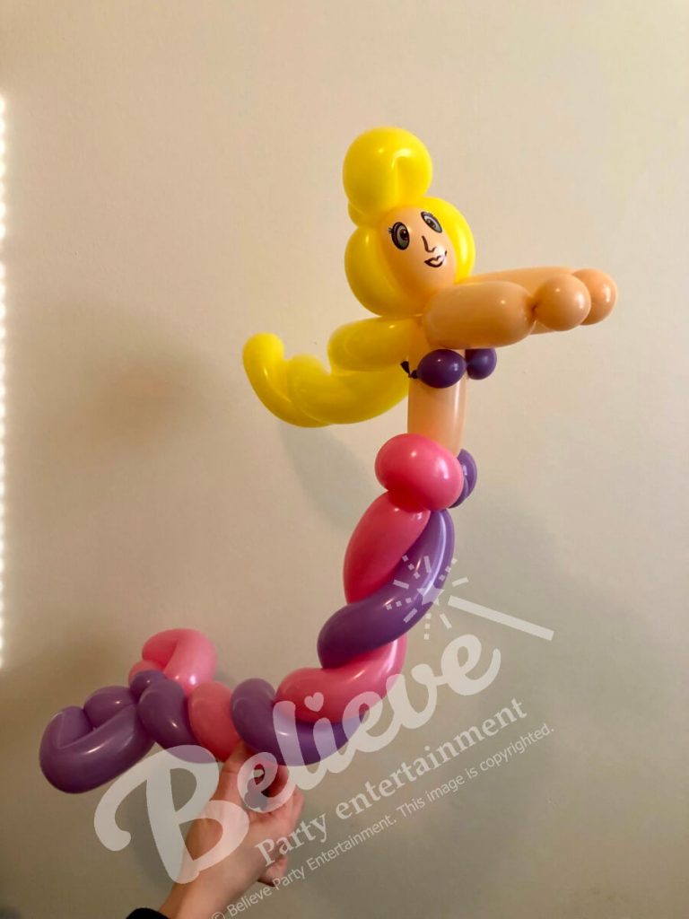 Balloon Sculpture Mermaid Balloon Twisting