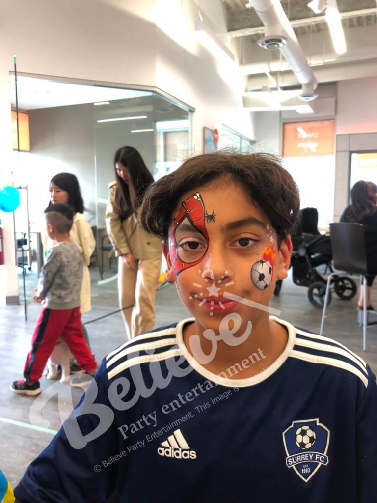 Boys Face Painting