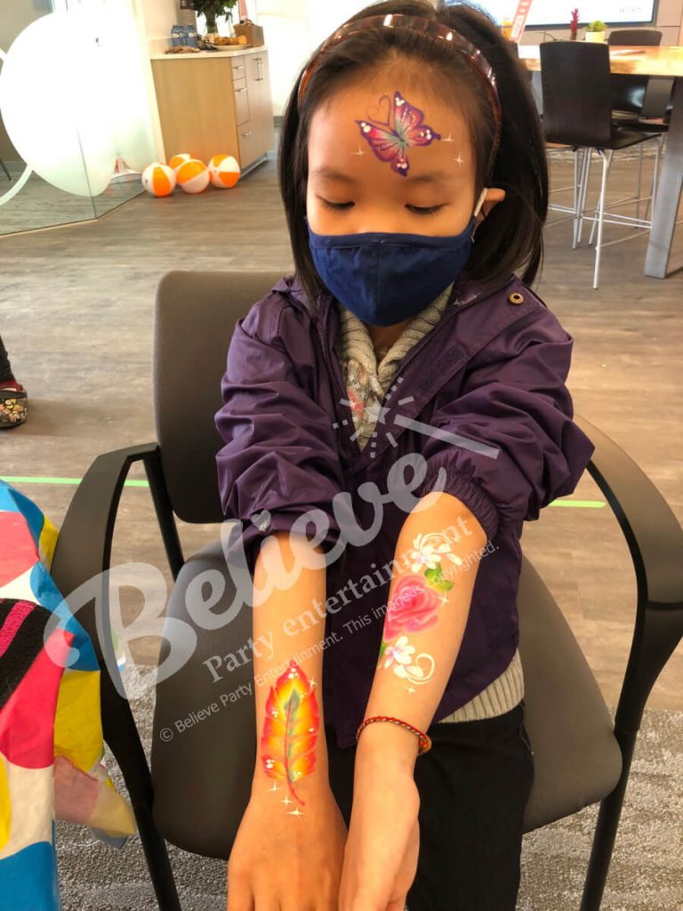 Face and Arm Painting Bodypainters Vancouver