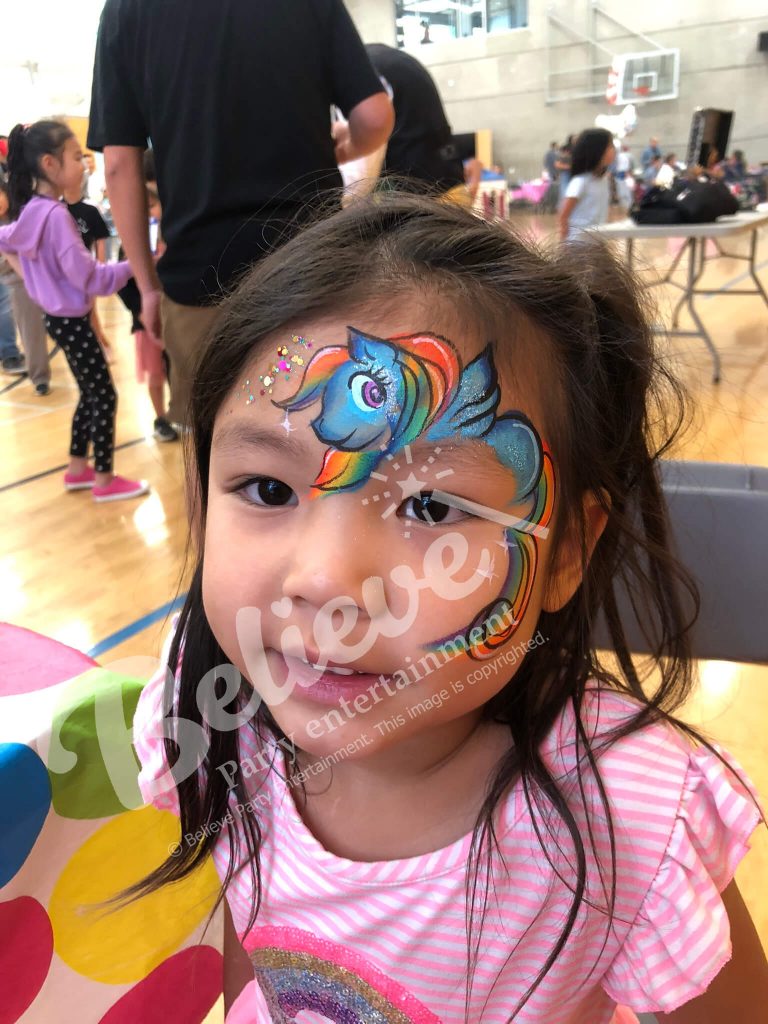 Pony Face Painting Rentals for Birthdays