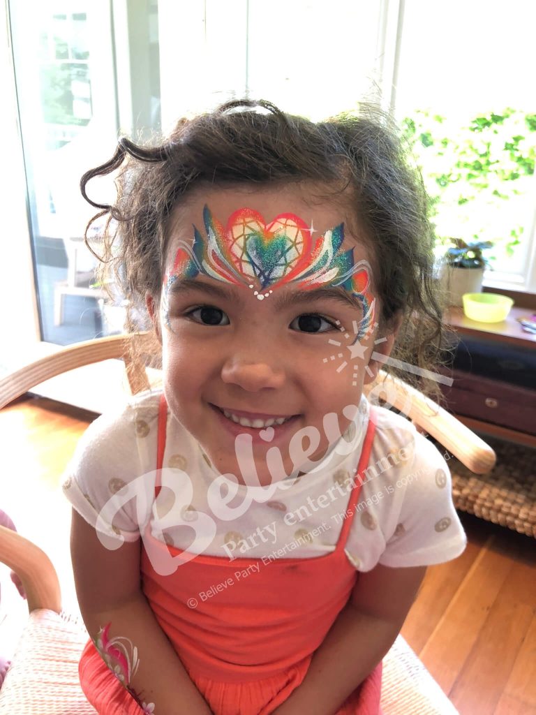 Princess Crown Face Painter for Birthday Parties