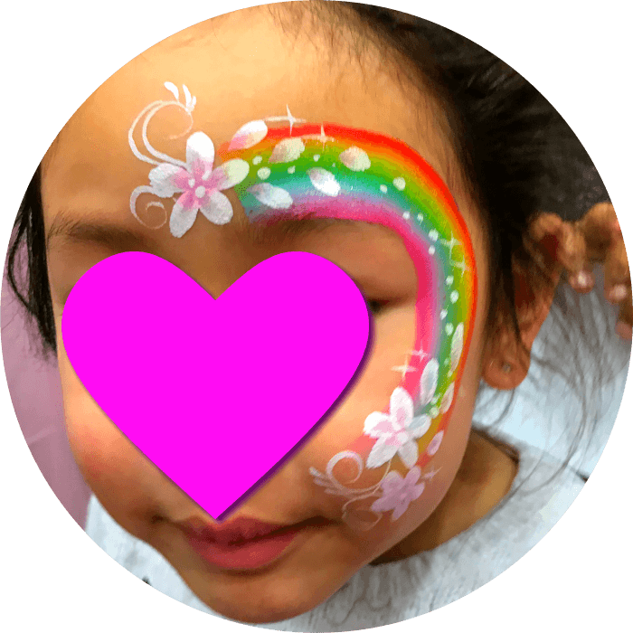 Rainbow Face Painting for Birthdays Vancouver Rainbow Face Painting for Birthdays Vancouver