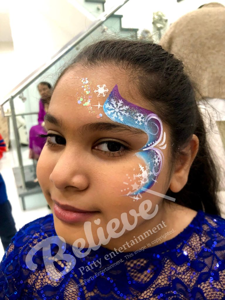 Snowflake Face Painting Vancouver Face Painter Services