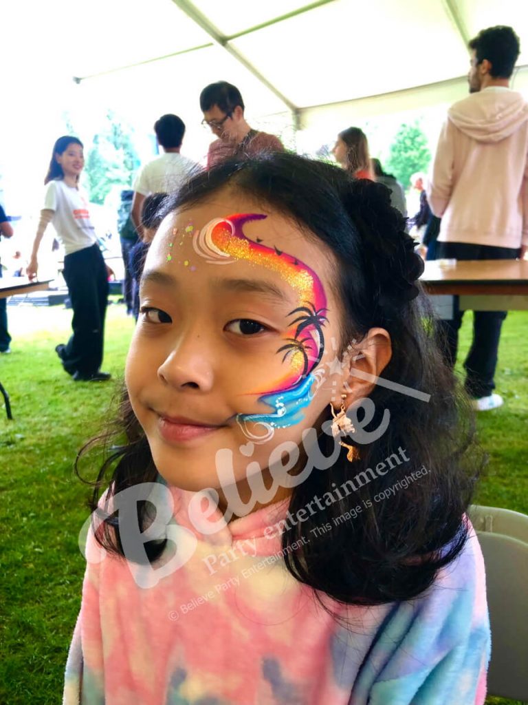 Sunset Face Painting Professional for Kids Sunset Face Painting Professional for Kids