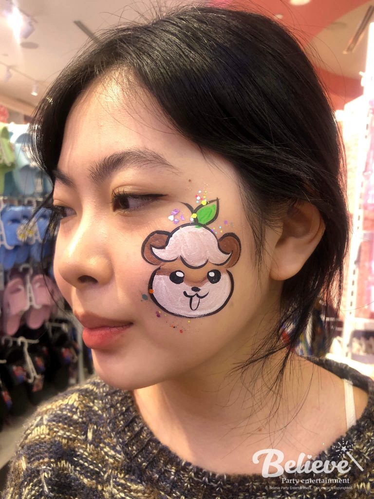 Kuririn face painting