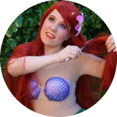 Little Mermaid Ariel Character Entertainment for Child's Birthday Party in Vancouver