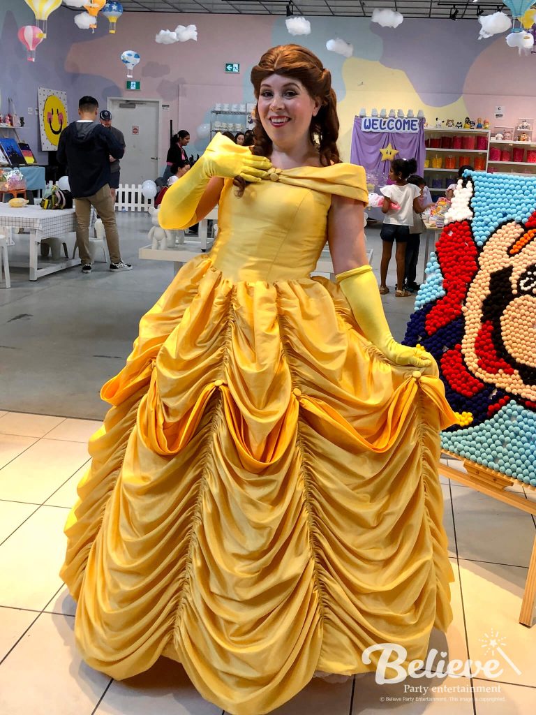 Princess Belle party entertainment for kids in Kelowna